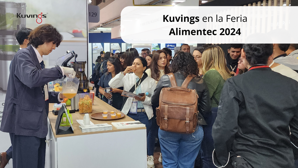 demostración de jugos naturales extractor kuvings Colombia